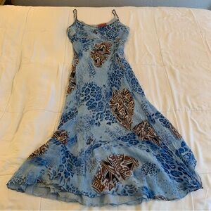 Vintage DERHY French style Eurosummer Romantic Spaghetti Strap Pinterest Dress
